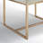 Tibbie Upholstered Dining Arm Chairs with Metal Legs
