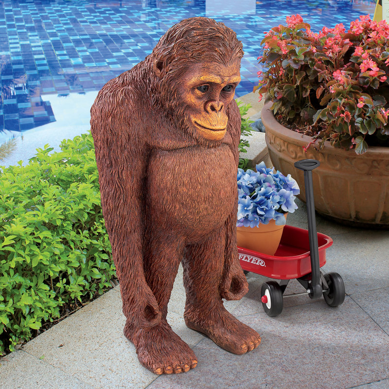 Java the Bashful Orangutan Statue