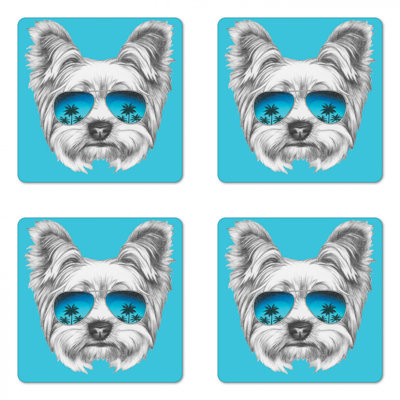 Square 4 Piece Coaster Set