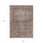 Tapis oriental lavable d'intérieur 9 pi x 12 pi brun