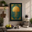 Sunset Over Water Art Deco - Wrapped Canvas-569848173-569848179
