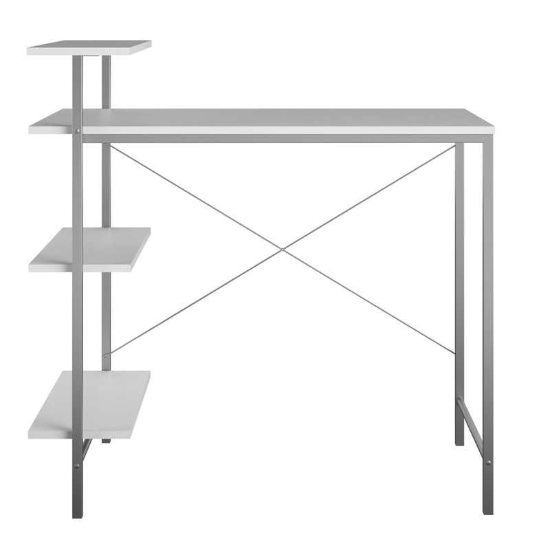 Bureau d'étudiant à rangement latéral