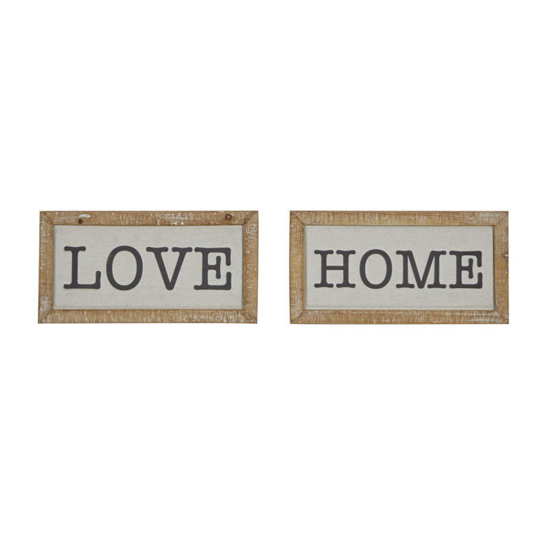 Farmhouse Wall Decor on Solid Wood