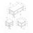 Ensemble de table basse moderne de trois articles - tables pour le salon de style campagnard-110081445