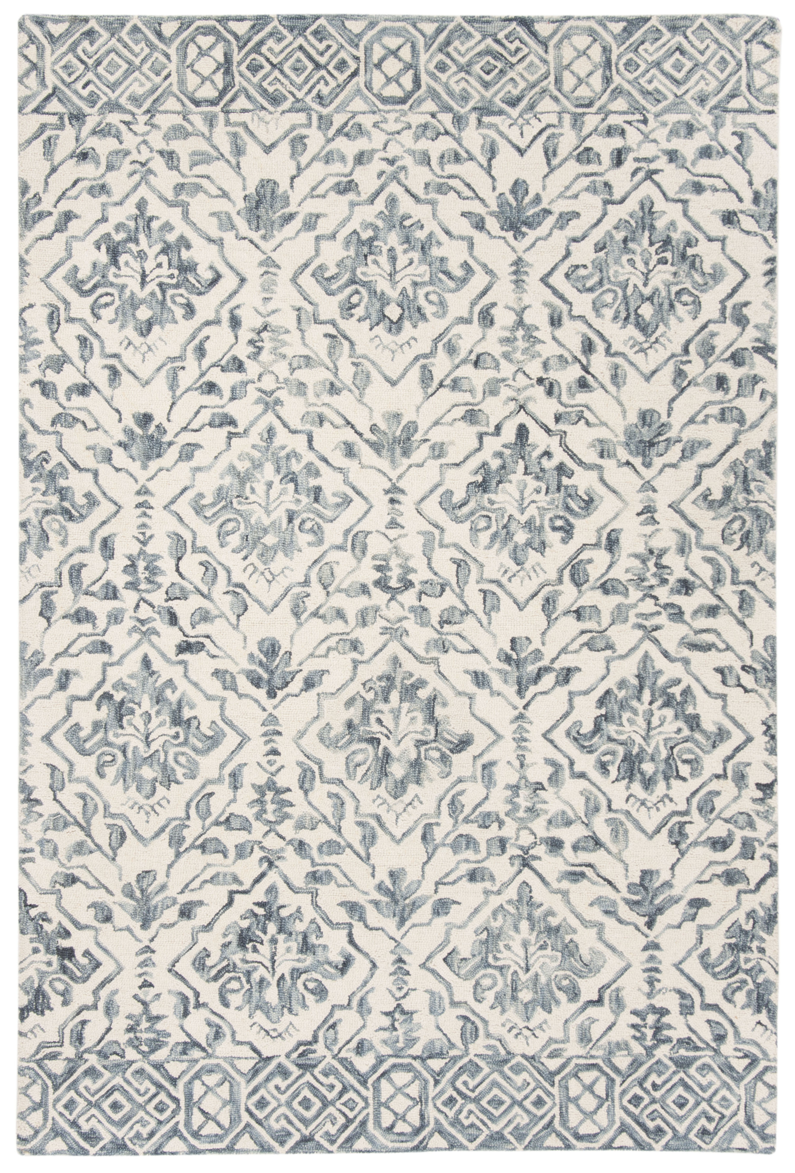 Charlton Home® Pimentel Wool Floral Indoor Rug & Reviews 