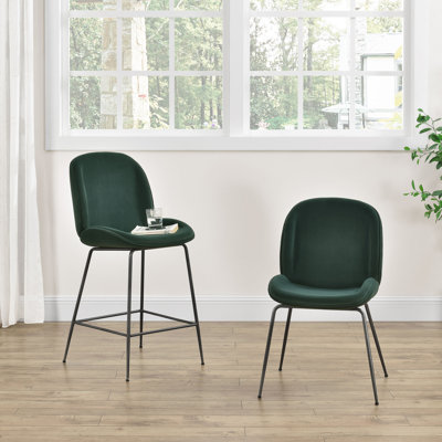 Summerdale 18.5'' H Velvet Upholstered Side Chair
