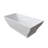 Kayenge 70.8'' x 31.5'' Soaking Solid Surface Bathtub
