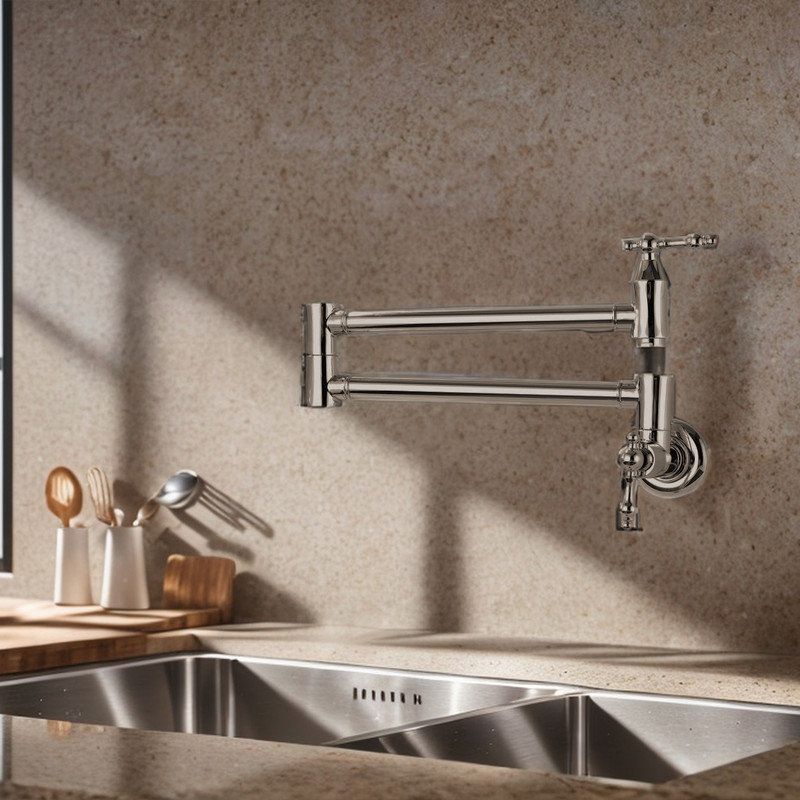 Casa Eclat Kitchen Faucet, Brushed Nickel