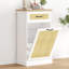 Armoire à ordures basculante avec tiroir Rattan Farmhouse Kitchen