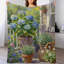 Jeté en flanelle Hydrangeas-134404640