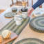 Chemin de table d'intérieur en jute de qualité supérieure - ensemble de 2, taille 8 po x 28 po-458227582-458227571