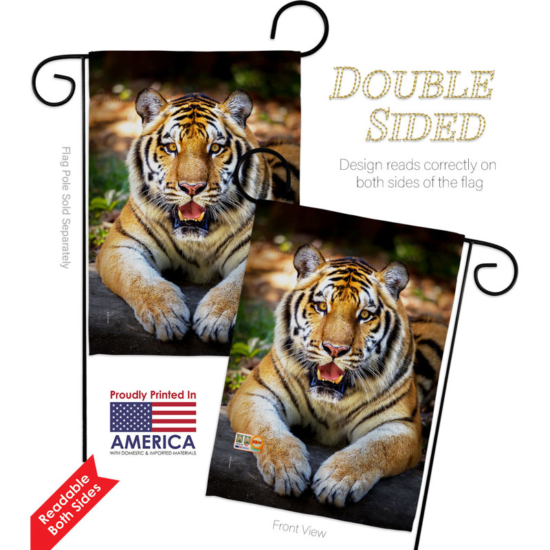 Double Sided 18.5'' H x 13'' W Polyester Animal Garden Flag
