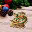 Ensemble de 12 ornements de Noël animaux de carrousel par G. Debrekht