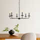 Baltray 6 Light Metal Dimmable Chandelier