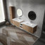 Meuble-lavabo mural sophistiqué avec caractéristiques pratiques