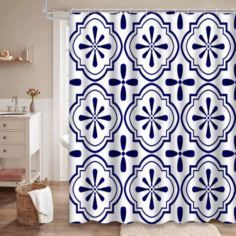 Rideau de douche Tile, L 72 po x l 72 po