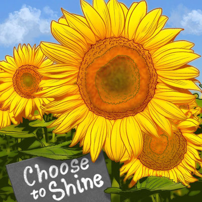 Choose To Shine by Marcus Prime - Unframed Graphic Art