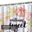 Rideau de douche avec 12 crochets Autumn-2038870771