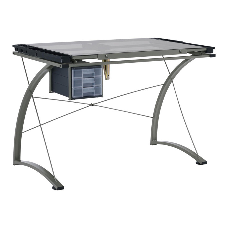 Esser Glass Top Metal Base Music Desk