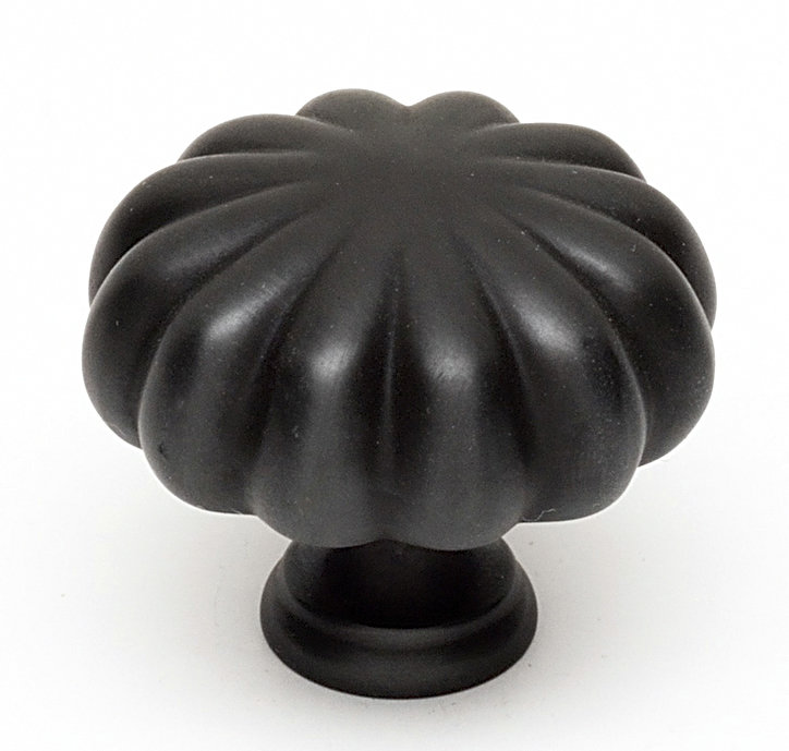 Poignée ronde, Bronze, H 0,9375 po x l 1,25 po x P 0,5 po