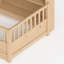 Lit en bois avec garde-corps et tablette de rangement-828799885-828799886