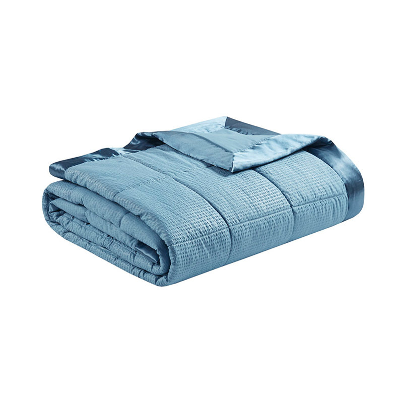 Couverture en duvet synthétique surdimensionnée, Bleu ardoise, Grand lit