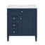 Meuble-lavabo 30 po avec comptoir simple, 2 tiroirs et tiroir basculant-2060946723