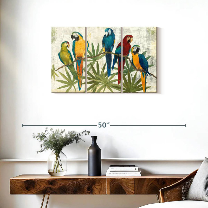Birds Of A Feather, 20" H x 33" W