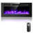 Scottdale Symple Stuff Black Electric Fireplace with BTU 5120-1632038994