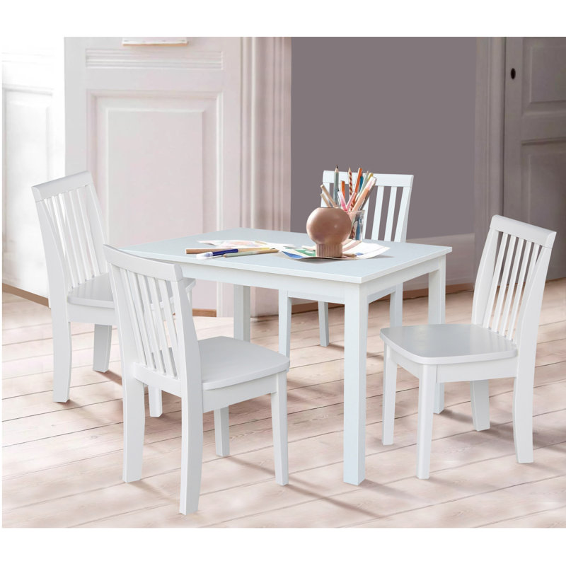 Ensemble de table de jeu et de chaises pour enfants Shirehampton, Blanc
