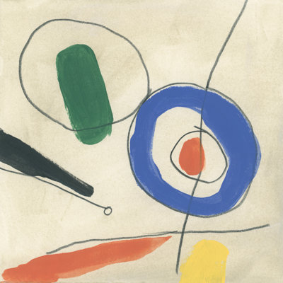 Errica Dreaming Miro VII On Canvas by Melissa Wang Print