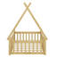 Lit de style tipi avec garde-corps de protection et lattes de soutien-1691966472