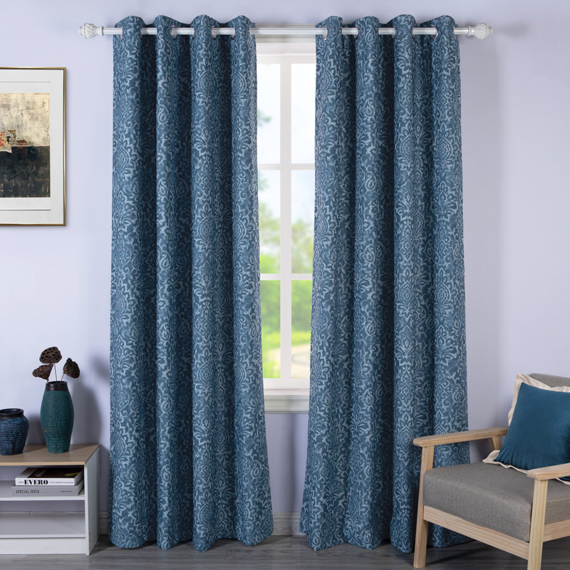 Sanor Room Darkening Pair, Blue