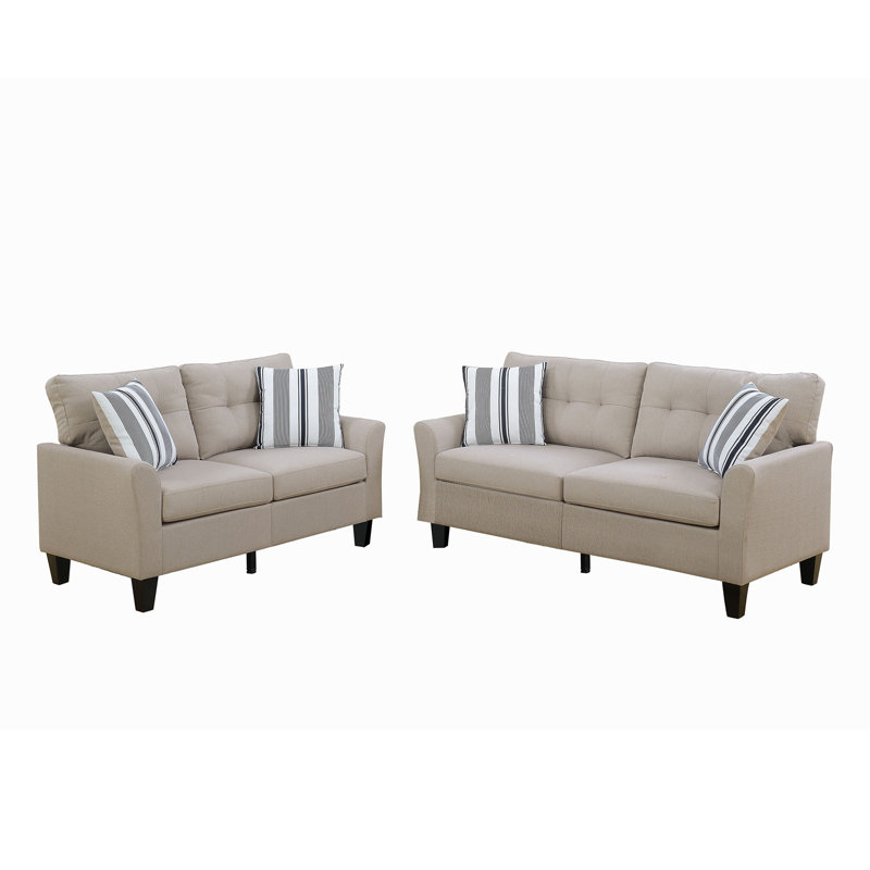 2 - Piece Living Room Set, Beige