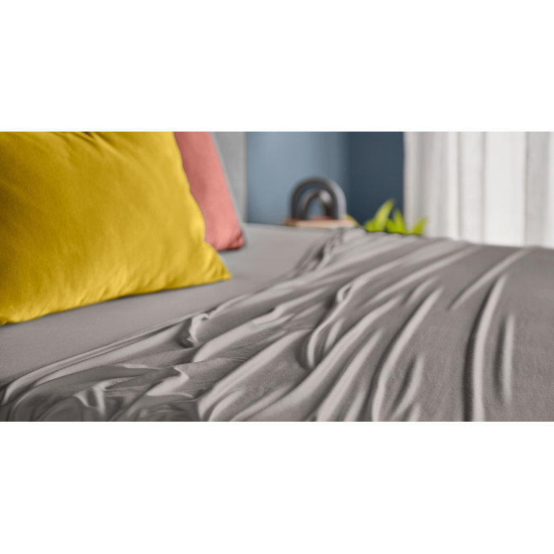 Tempur-Breeze° Cooling Sheet Set, Graphite, Split Cal King Sheet Set/2 Fitted Sheets/2 Pillow