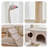 5 Tiers Cat Tree with Condons,Perch,Scratching Posts