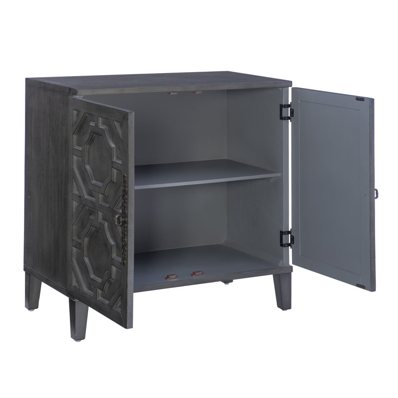 Agosto Accent Cabinet, Gray