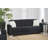 Sheeley Twin 90'' Velvet Tight Back Convertible Sofa-1000213859
