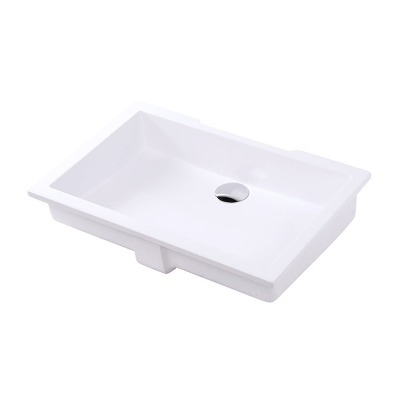 Kubista 23.62'' L Bathroom Sink, Matte White