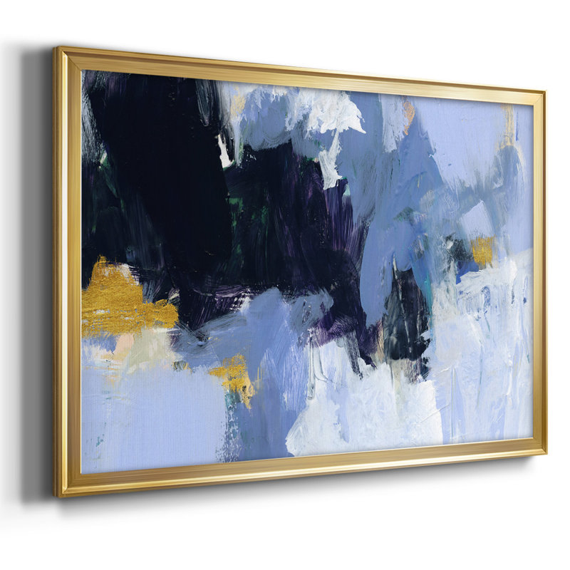 " Arctic Ledge I ", 26" H x 38" W x 1.5" D, Gold