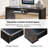 Kaybri Aranza 60”W Solid Wood Base Fluted Desk with Cable Management and Power Outlets-185868859