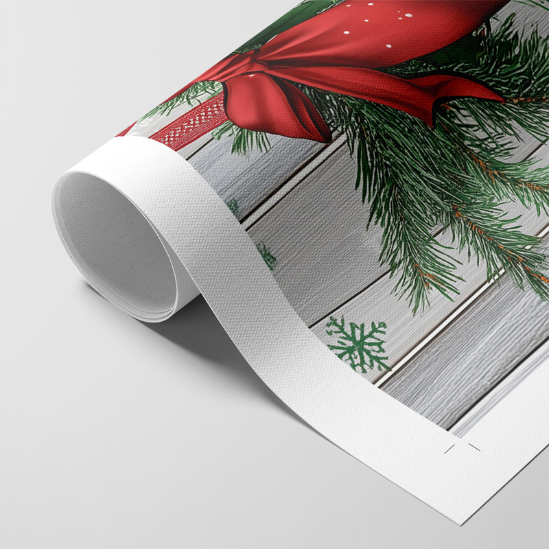 Christmas Holiday Art XCV - Impression sur toile seulement - NON-CADRE, H 48 po x l 32 po