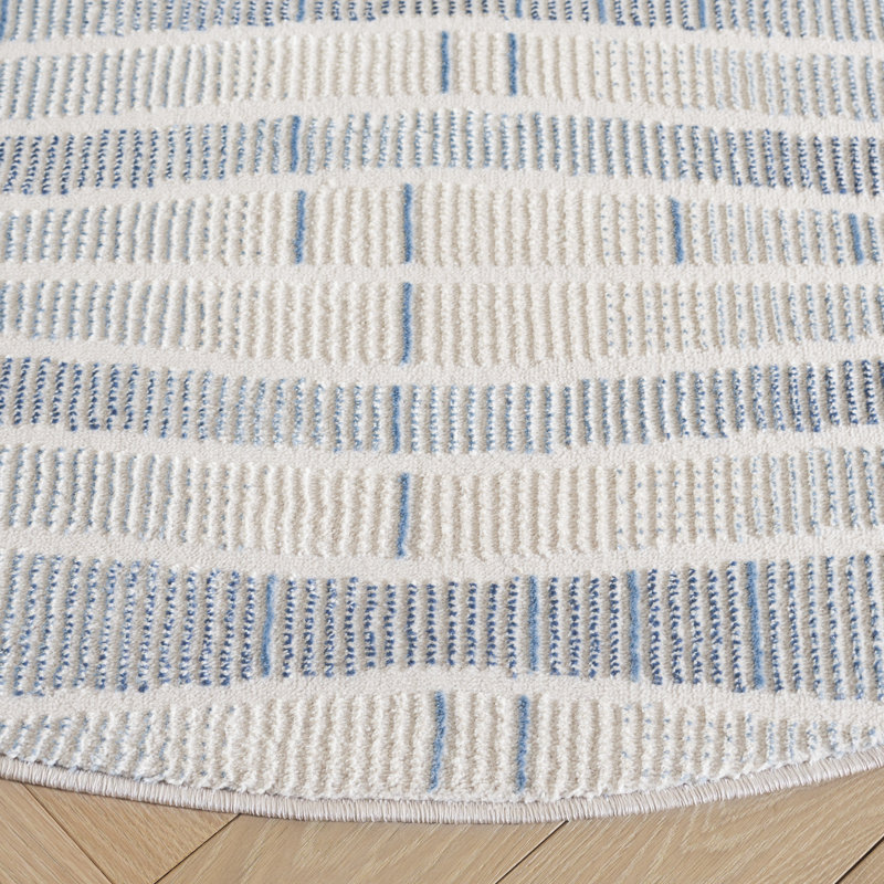 Kazimiera Performance Abstract Rug, Round 6'7"