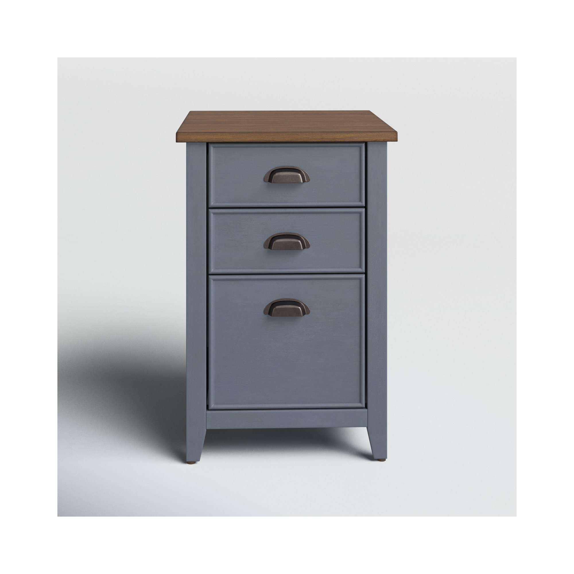 Vivienne 3 - Drawer Vertical File Cabinet, Blue