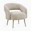 Fauteuil d'appoint 27,5 po Candide Modern Glam-1690656006