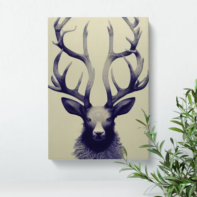 Superb Stag - Wrapped Canvas