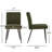 Set of 4 Upholstered Dining Chairs-1081608719