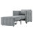 Upholstered Convertible Sleeper Sofa-1495978456