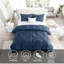 Luxurious Microfiber Pintuck Duvet Cover Set – Soft, Breathable & Wrinkle-Resistant Bedding for All-Season Comfort-123673699-123673697