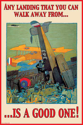 « n’importe quel palier » par wilbur pierce, impression, H 30 po x l 20 po